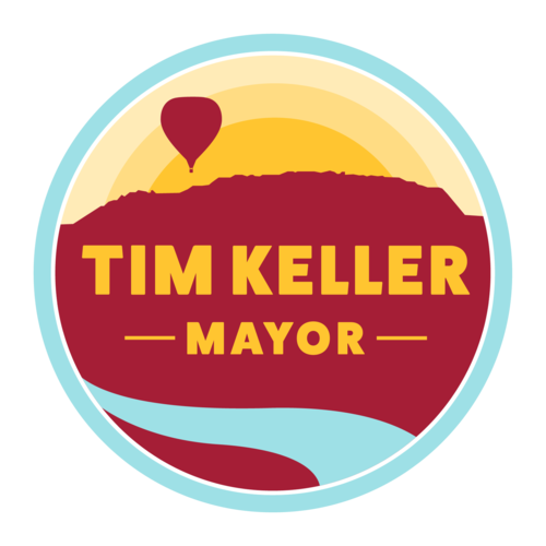 Campaign logo for Tim Keller, Mayor of Albuquerque